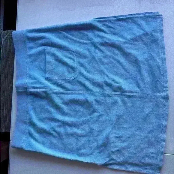 VTG Y2K Abercrombie & Fitch Baby Blue Terry Cloth Skirt Size M - Picture 9 of 9
